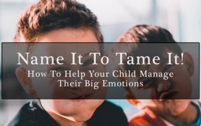 Name It To Tame It! How To Help Your Child Manage Their Big Emotions