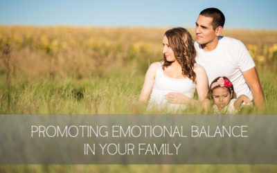 How to Promote Emotional Balance in Your Family – Part I
