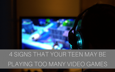 4 Signs That Your Teen May Be Playing Too Many Video Games